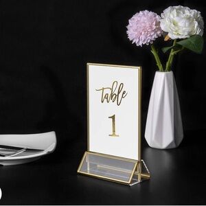 Acrylic Sign Holders - set of 12
